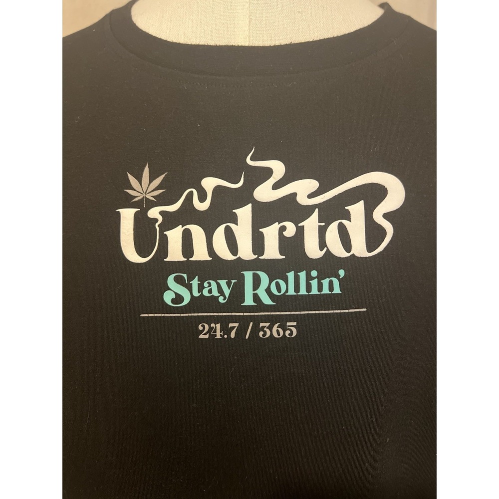 Undrtd T Shirt Stay Rollin' Awesome Graphics On Back 3xl Black - Picture 3 of 9